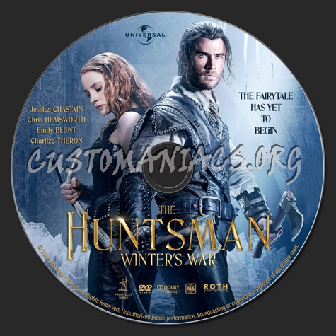 The Huntsman: Winter's War dvd label