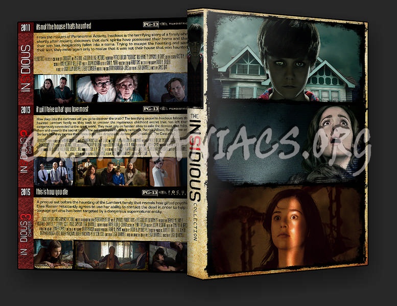 The Legends of Horror - The Insidious Collection dvd cover