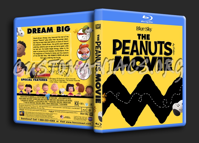 The Peanuts Movie dvd cover