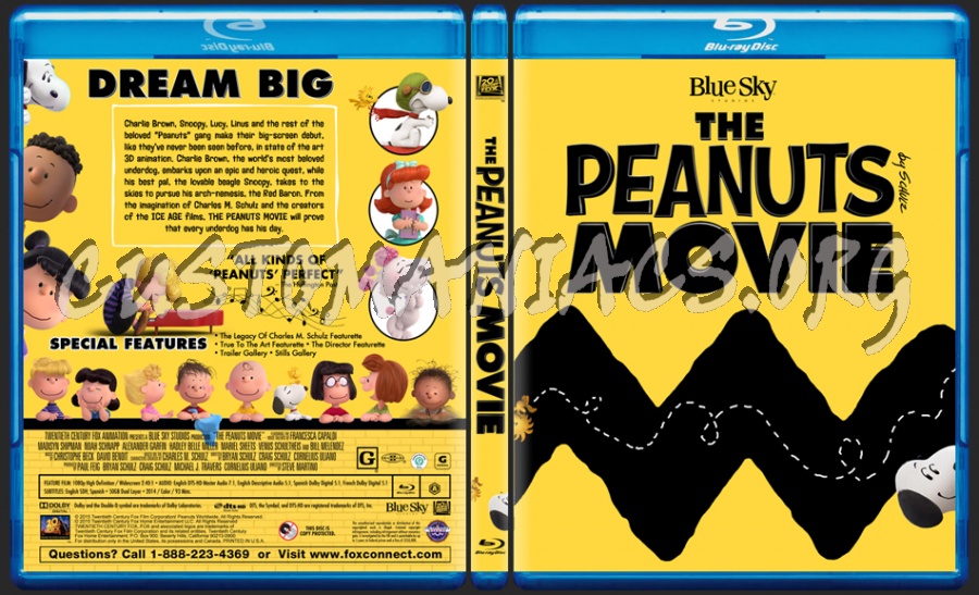 The Peanuts Movie dvd cover