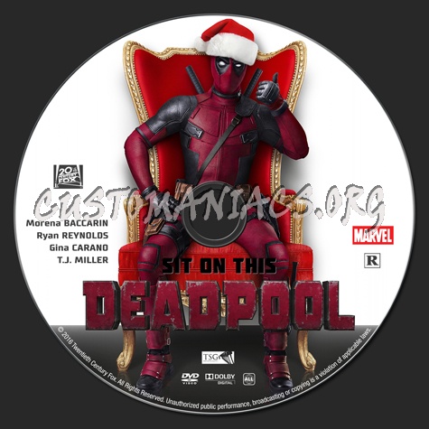 Deadpool dvd label