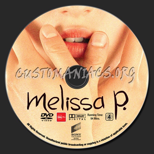 Melissa P. dvd label