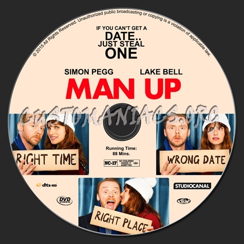 Man Up dvd label