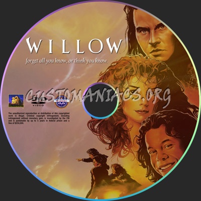 Willow dvd label