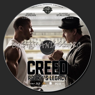 Creed blu-ray label