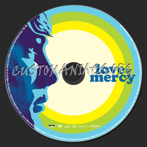 Love & Mercy blu-ray label