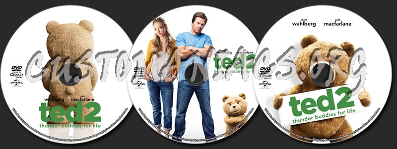 Ted 2 (2015) dvd label