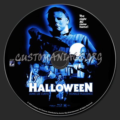 Halloween (1978) blu-ray label