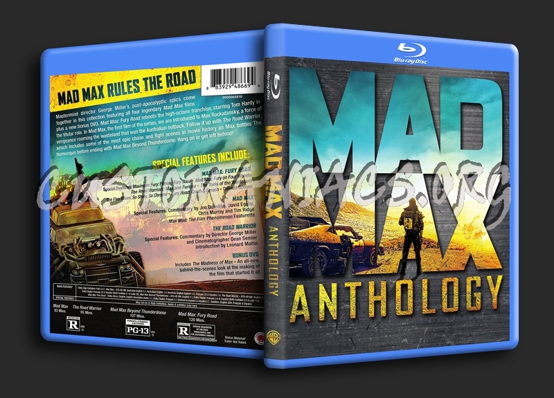 Mad Max Anthology blu-ray cover