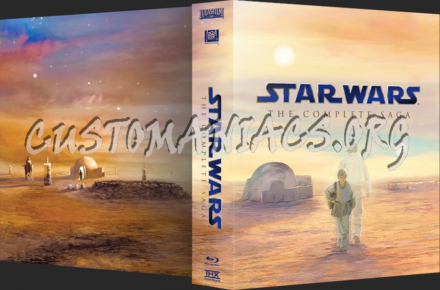 Star Wars: The Complete Saga blu-ray cover