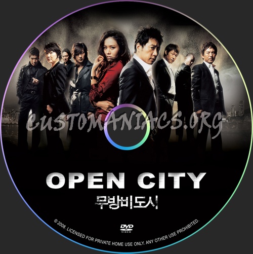 Open City dvd label