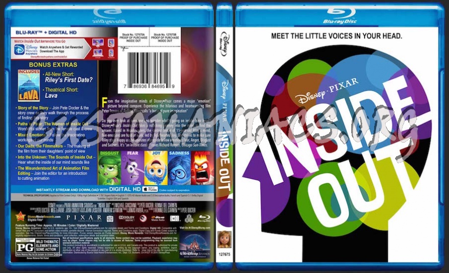 Inside Out blu-ray cover