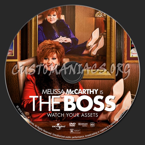 The Boss dvd label
