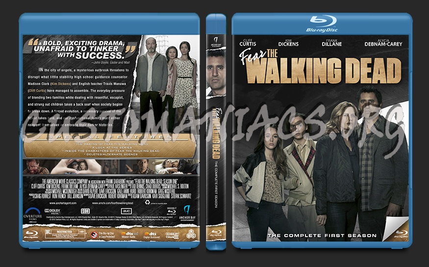 Fear the Walking Dead Season 1 blu-ray cover