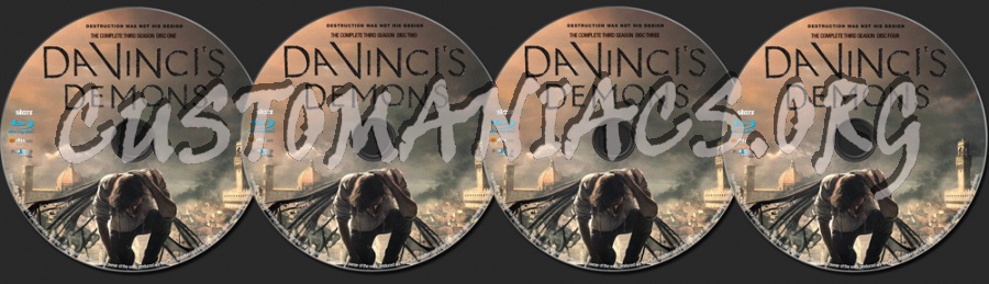 Da Vinci's Demons Season 3 blu-ray label