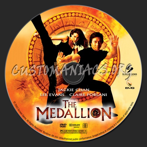 The Medallion dvd label