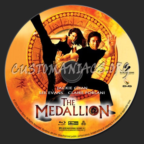 The Medallion blu-ray label