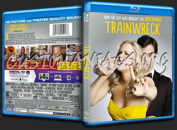 Trainwreck blu-ray cover