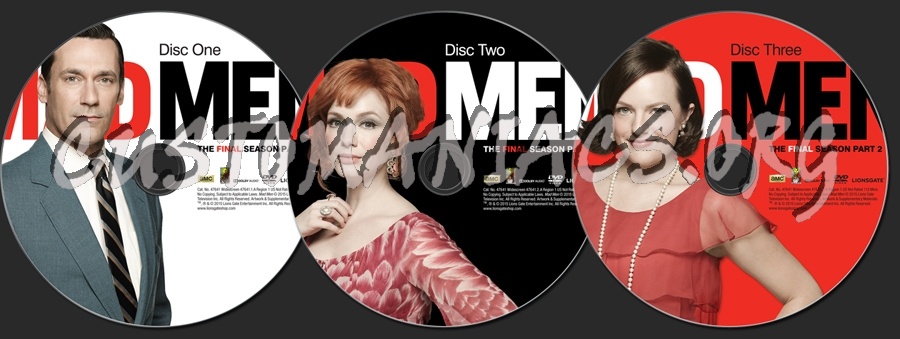 Mad Men Season 7 Part 2 dvd label