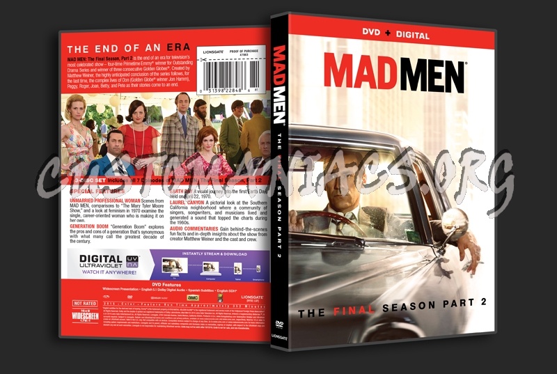 Mad Men Season 7 Part 2 dvd cover