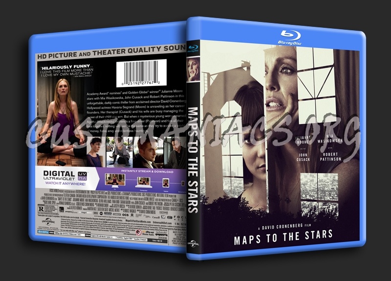 Maps to the Stars blu-ray cover