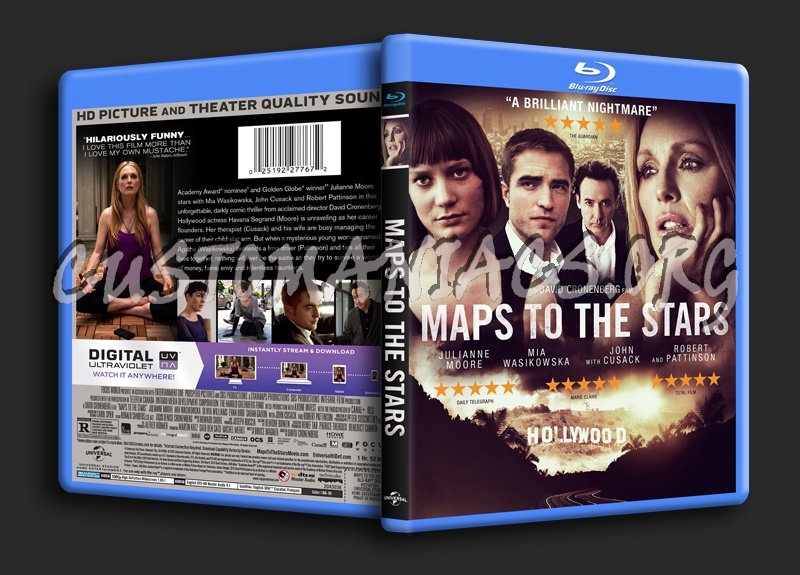 Maps to the Stars blu-ray cover