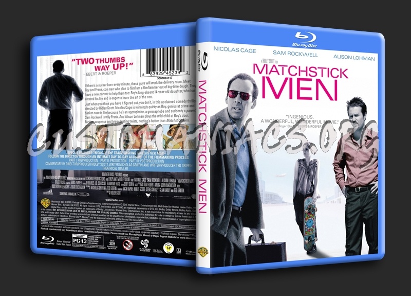 Matchstick Men blu-ray cover