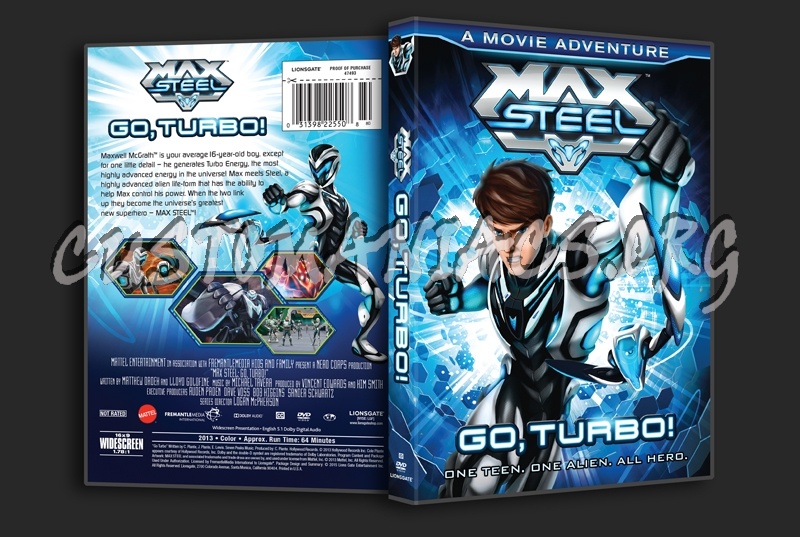 Max Steel Go, Turbo! dvd cover