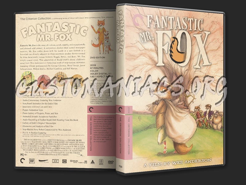 700 - Fantastic Mr Fox dvd cover