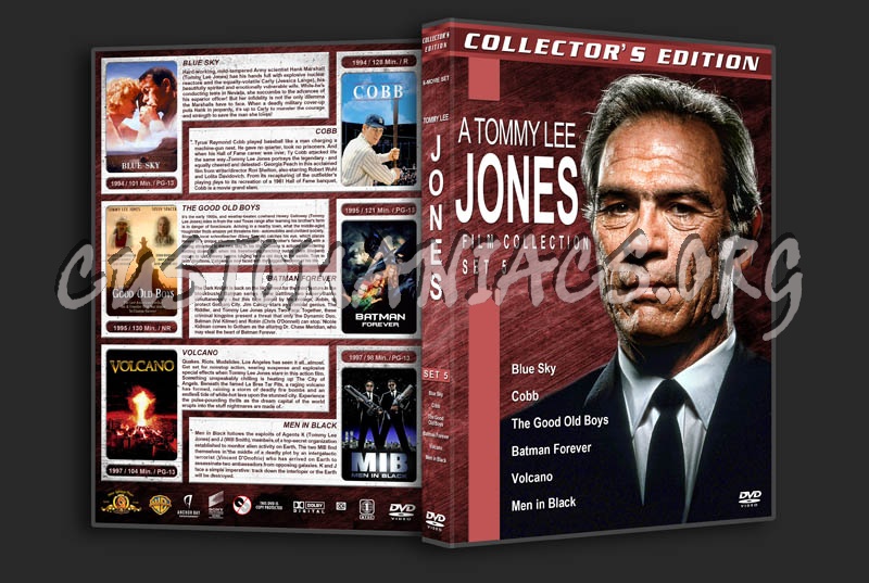 Tommy Lee Jones Film Collection - Set 5 dvd cover