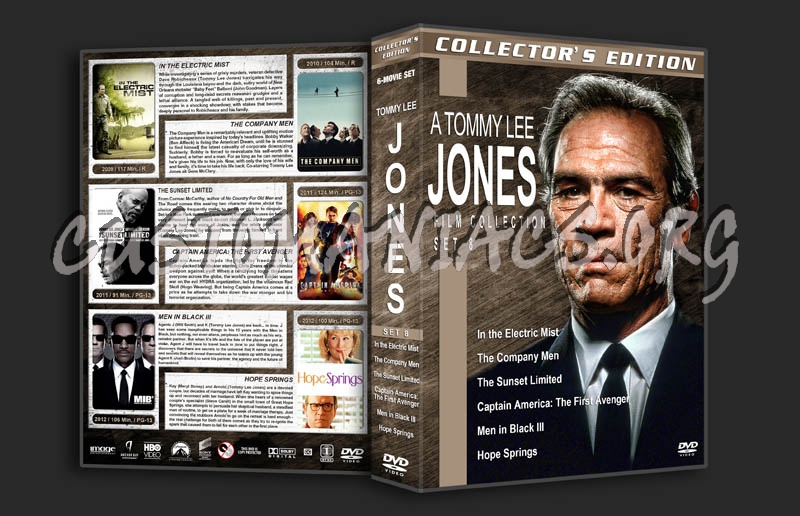 Tommy Lee Jones Film Collection - Set 8 dvd cover