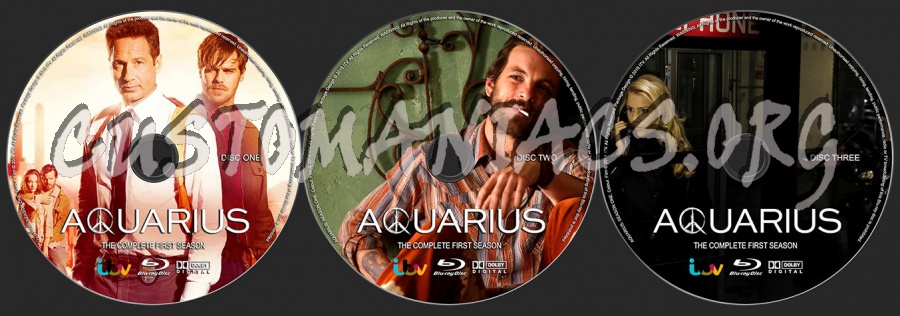 Aquarius: Season 1 blu-ray label