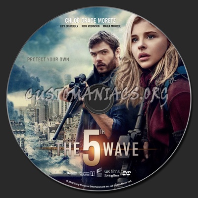The 5th Wave (aka The Fifth Wave) dvd label