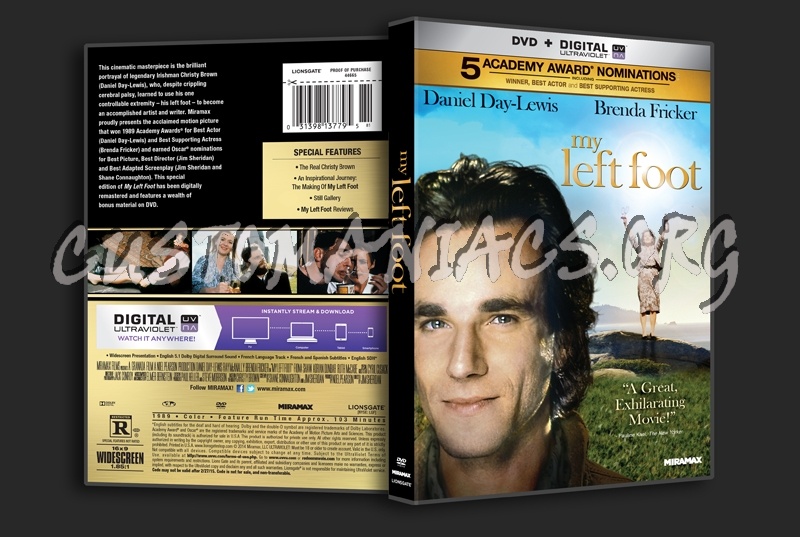 My Left Foot dvd cover
