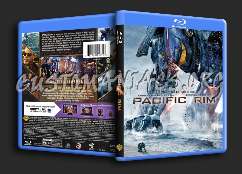 Pacific Rim blu-ray cover