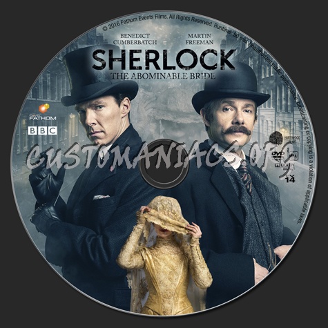 Sherlock: The Abominable Bride dvd label