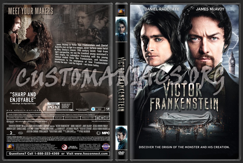 Victor Frankenstein dvd cover