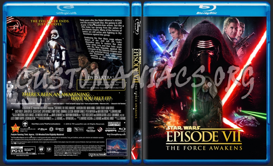 Star Wars: The Force Awakens (Episode VII) dvd cover