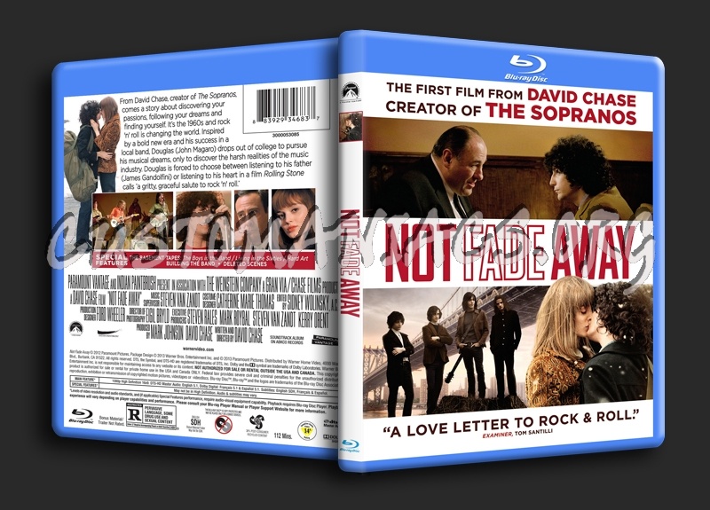 Not Fade Away blu-ray cover