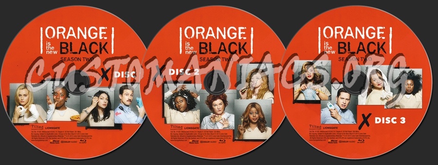 Orange is the New Black Season 2 blu-ray label