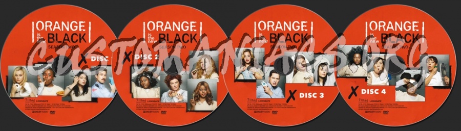 Orange is the New Black Season 2 dvd label