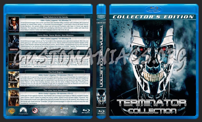 Terminator Collection blu-ray cover