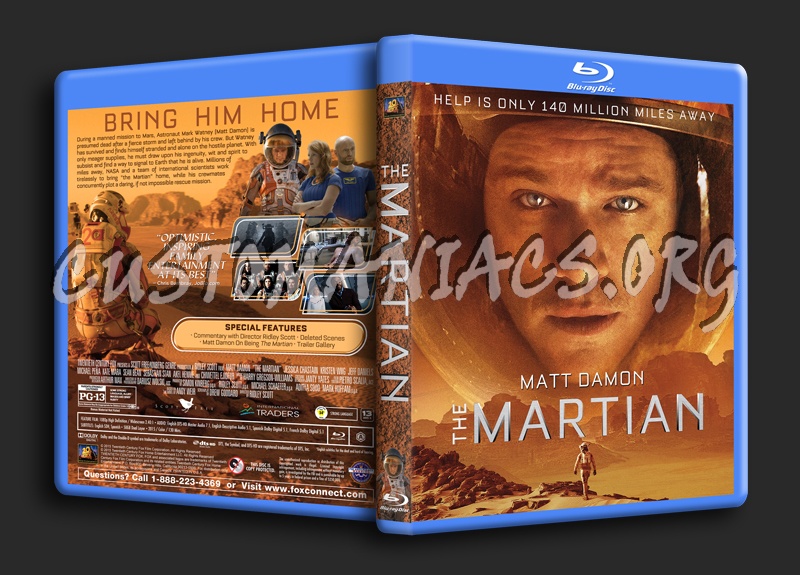 The Martian dvd cover