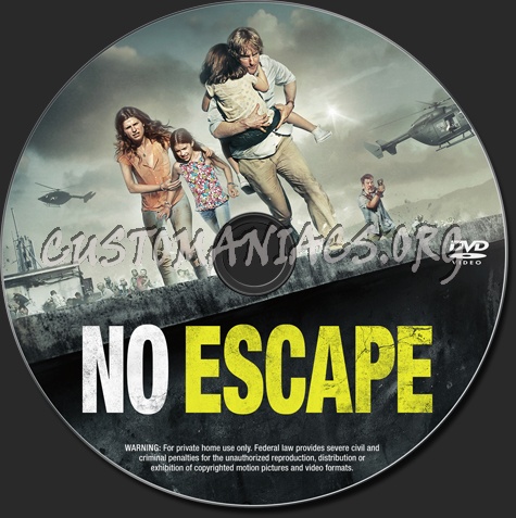 No Escape dvd label