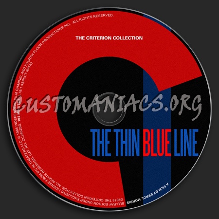 753 - The Thin Blue Line dvd label