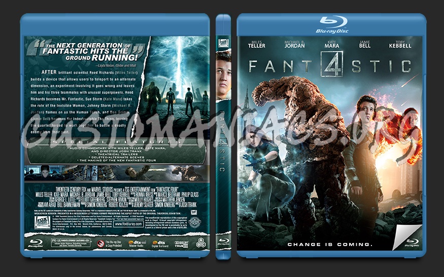 Fantastic Four blu-ray cover