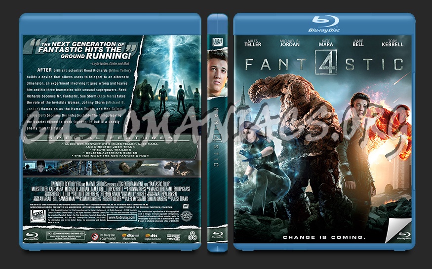 Fantastic Four blu-ray cover