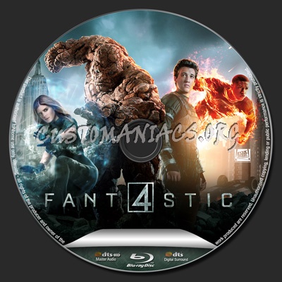 Fantastic Four blu-ray label