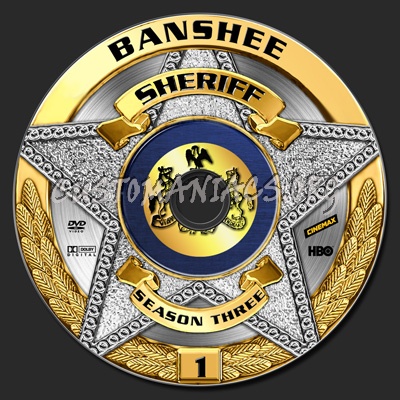 Banshee - Season 3 dvd label