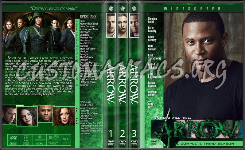 Arrow dvd cover